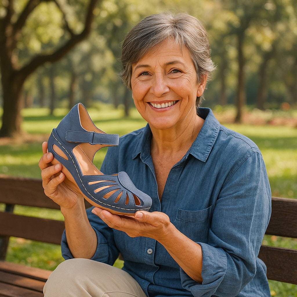 Ergonomische Orthopädische Damensandalen für Schmerzlinderung - AirWalk