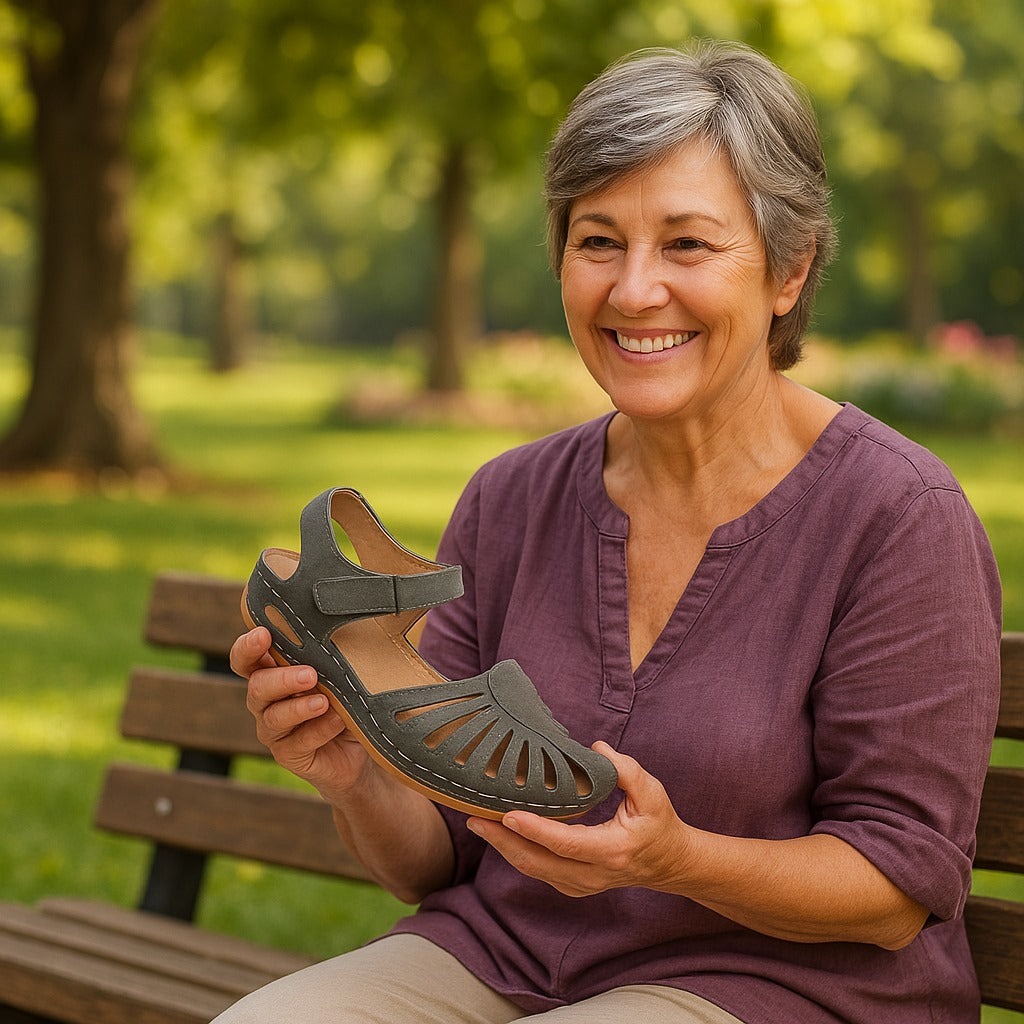 Ergonomische Orthopädische Damensandalen für Schmerzlinderung - AirWalk
