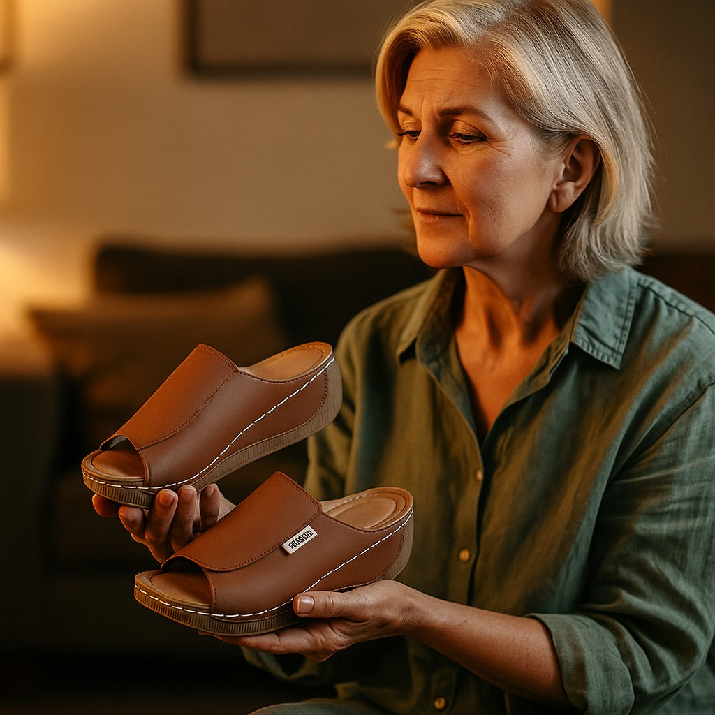 Ergonomische Orthopädische Damensandalen für Schmerzlinderung - SoftLift