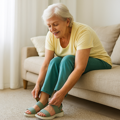 Ergonomische Orthopädische Damensandalen für Schmerzlinderung - SoftWalk