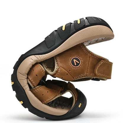 Ergonomische Orthopädische Herrensandalen für Schmerzlinderung - FlexStep
