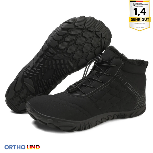 Isolierender Winter-Barfußschuh mit rutschfester Sohle - FrostFit