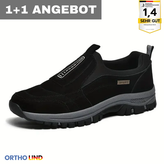 Ergonomischer Schuh zur Schmerzlinderung - OrthoMotion Unisex Black-Friday 1+1 Aktion